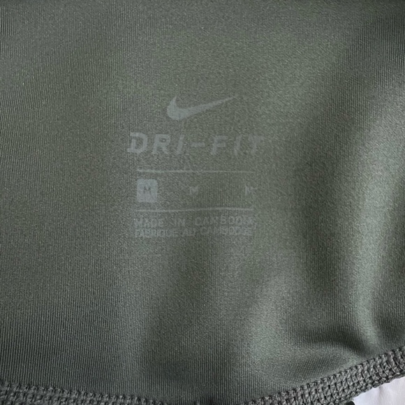 Nike Dry Fit Olive Green Leggings (Size: Medium) - Picture 4 of 5